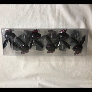 Set of 12 Playboy Bunny Shower Curtain Rings